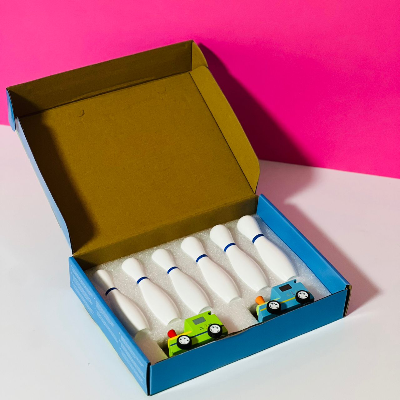 بولینگ چوبی به همراه قطار قدرتی