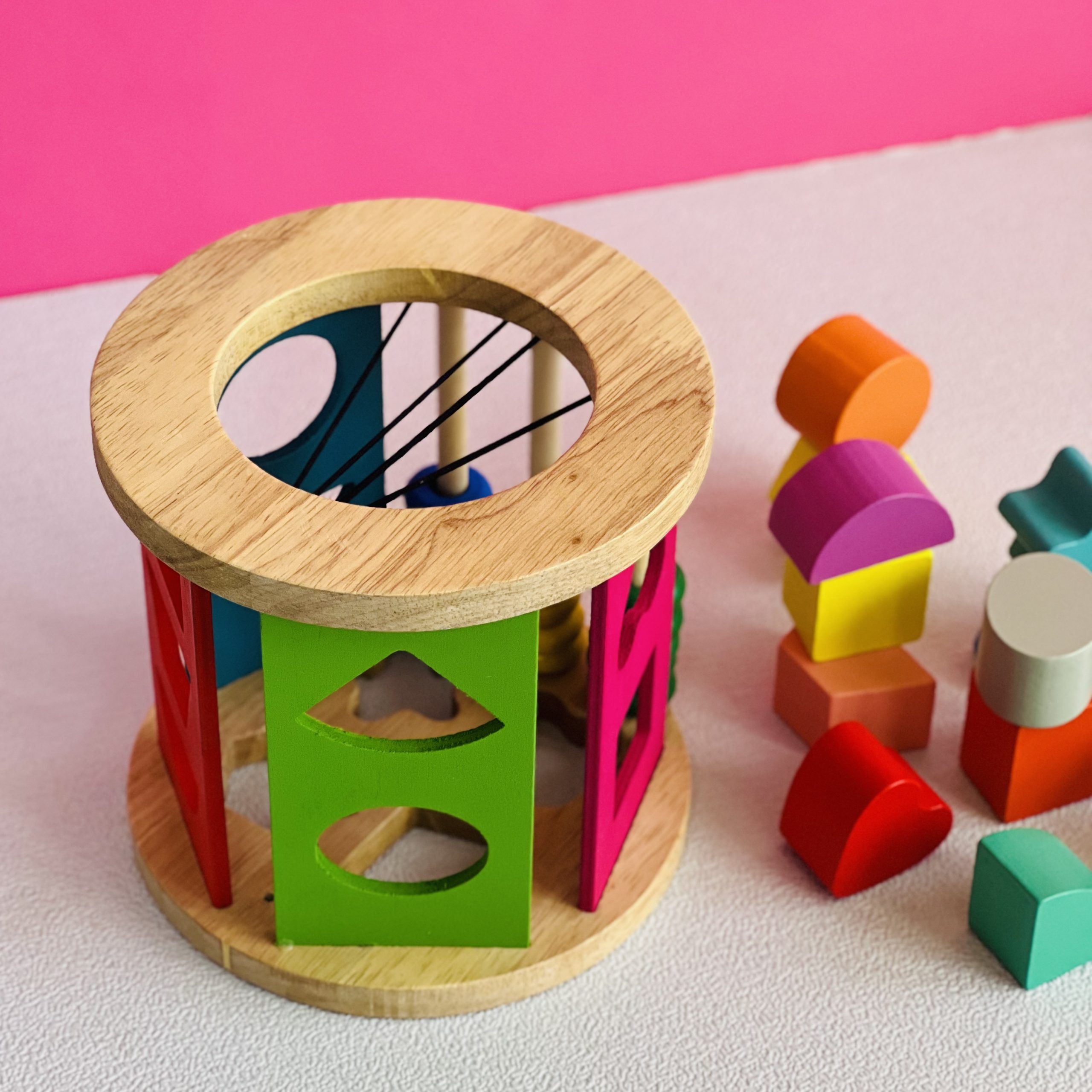 استوانه هوش اکتشافی چوبی