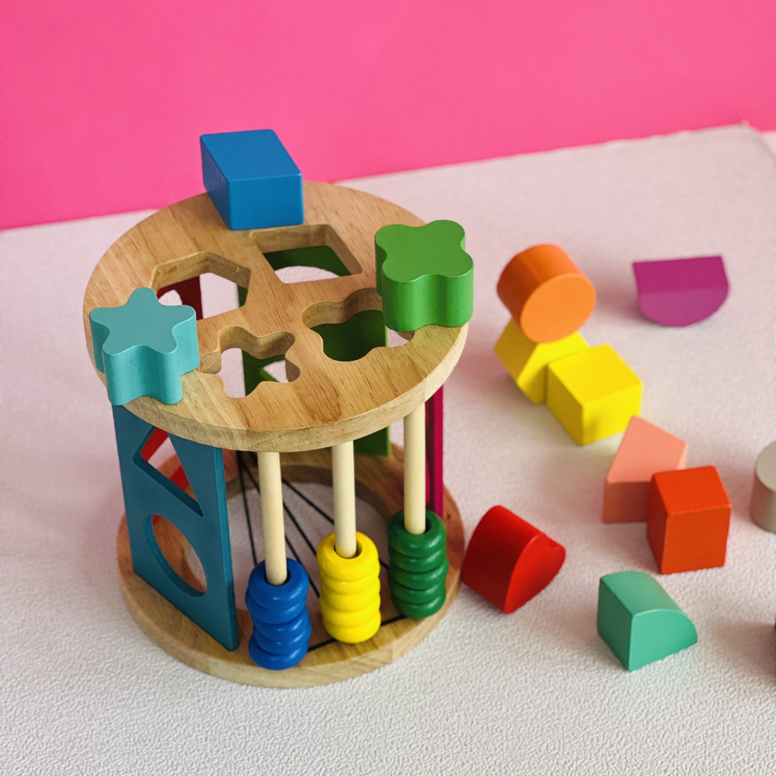 استوانه هوش اکتشافی چوبی - Image 3