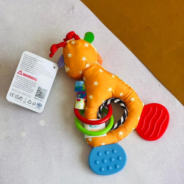 جغجغه و دندونی پارچه ای زرافه